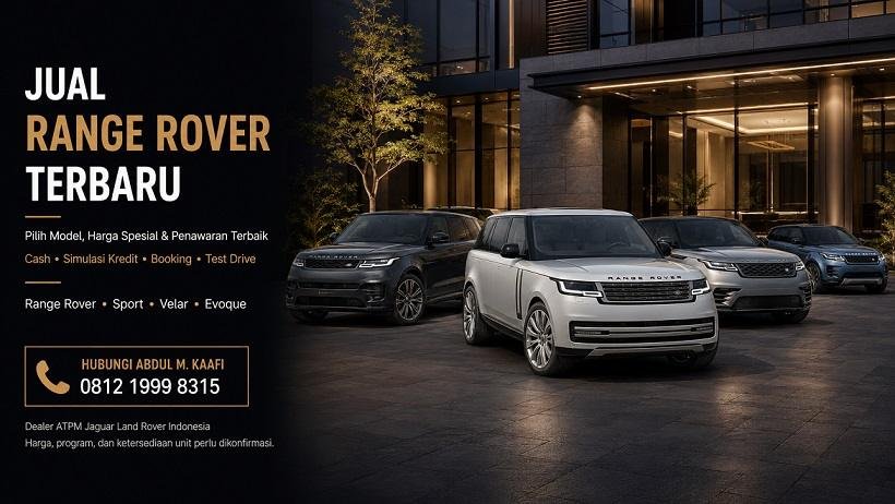 jual range rover terbaru 2026 harga terbaik